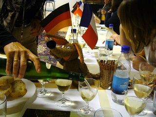 Foto der leckeren Weine beim Weinseminar